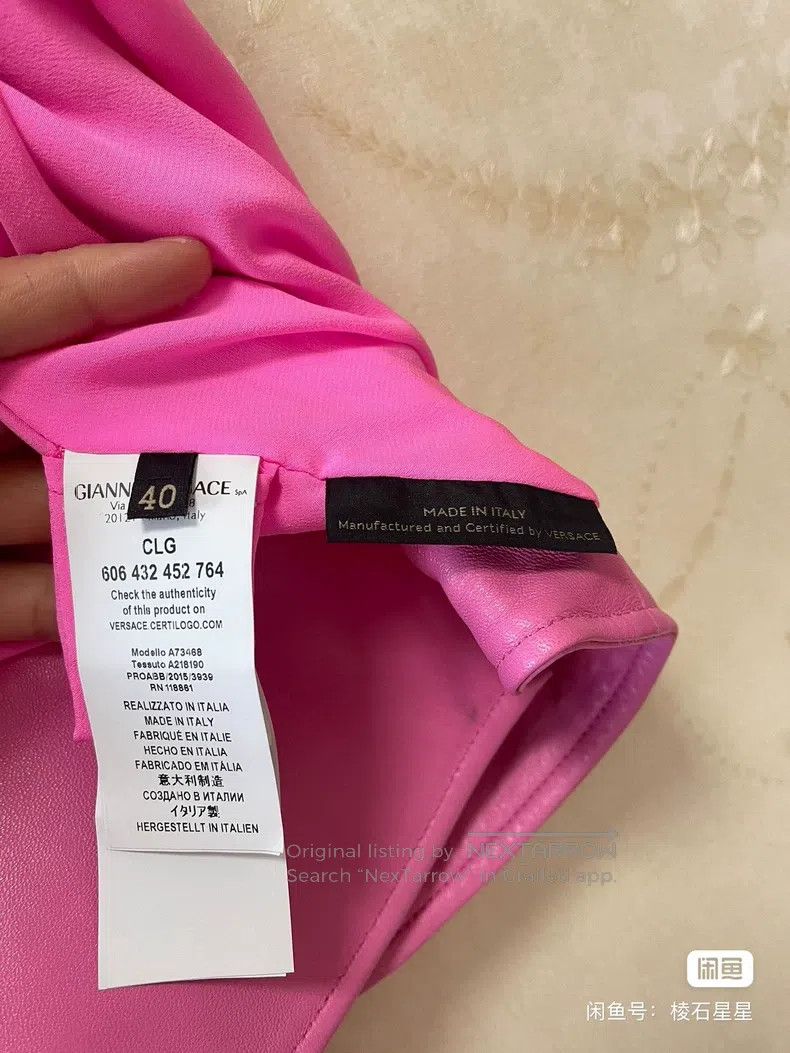 Versace Versace Leather jacket jacket Size S / US 4 / IT 40 - 4 Thumbnail