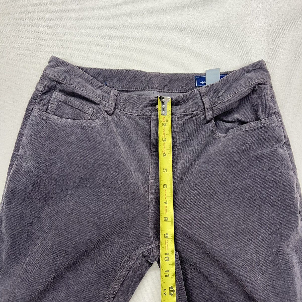 Vineyard Vines Vineyard Vines Pants Grey Corduroy 5 Pocket Slim Straight Size US 32 / EU 48 - 19 Thumbnail