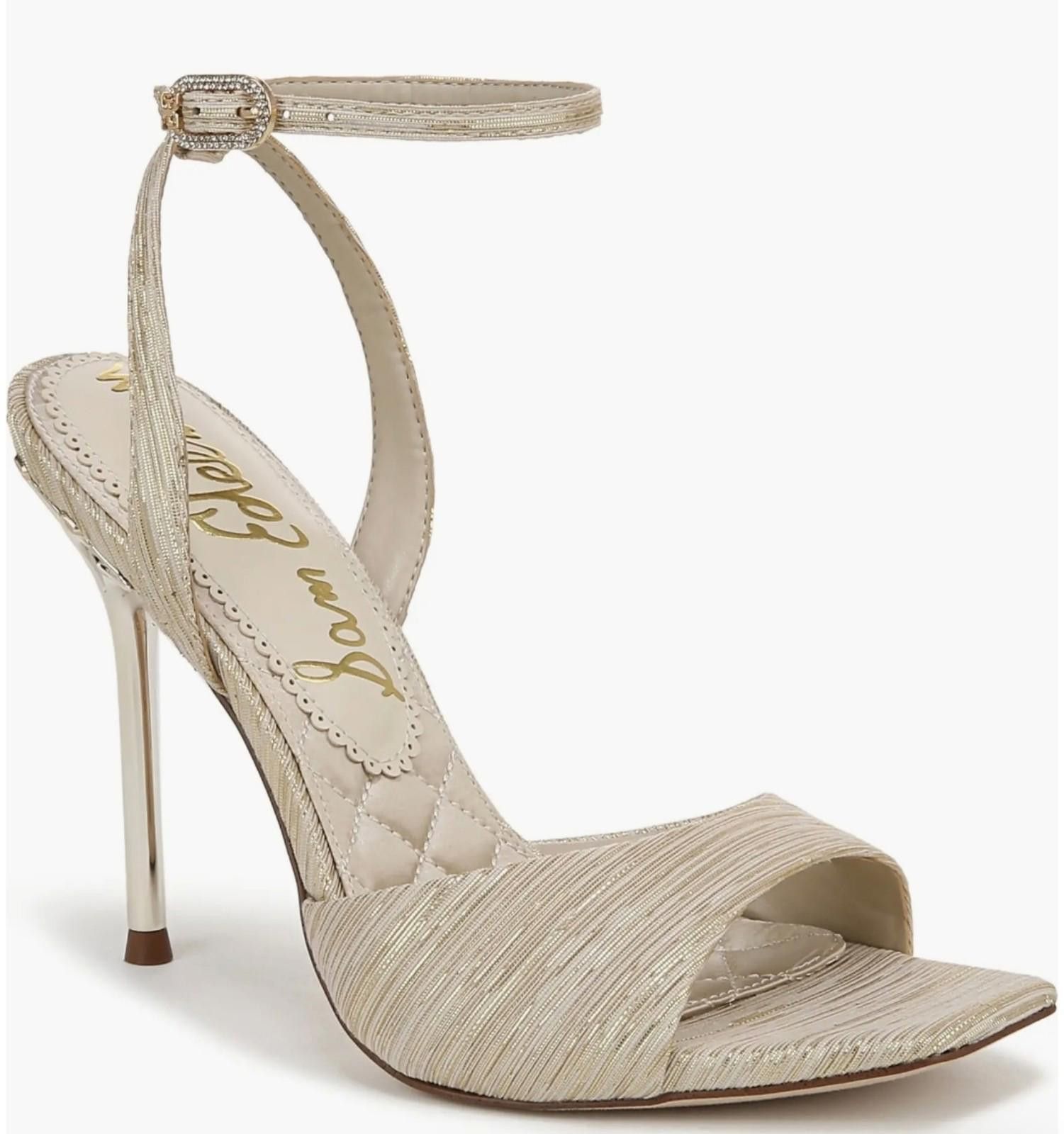 Other Sam Edelman Lilian Golden High Heels Size 8.5 Size US 8.5 / IT 38.5 - 6 Thumbnail