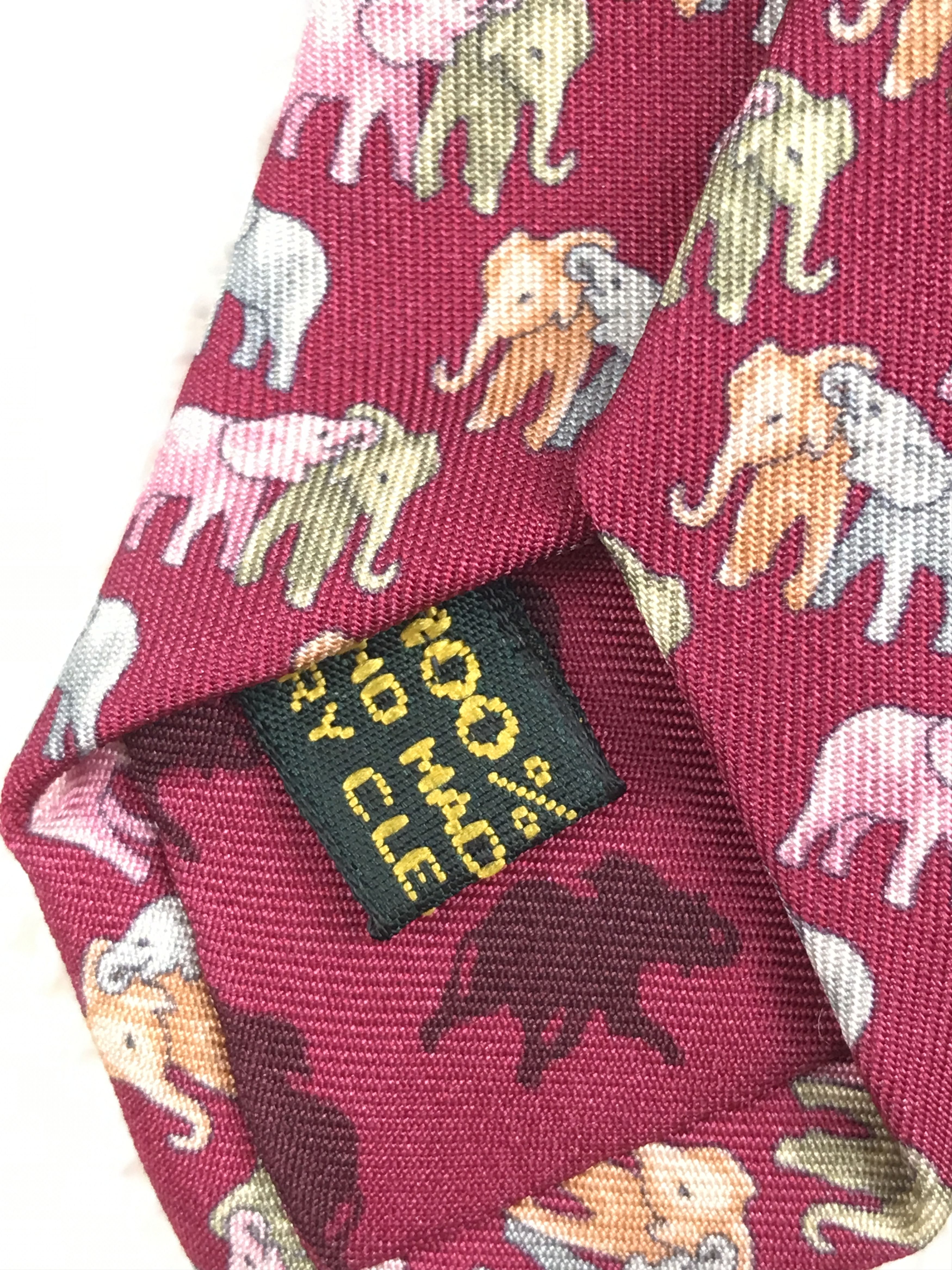 Designer × Vintage Vintage Hunting World Silk Necktie Size ONE SIZE - 6 Thumbnail