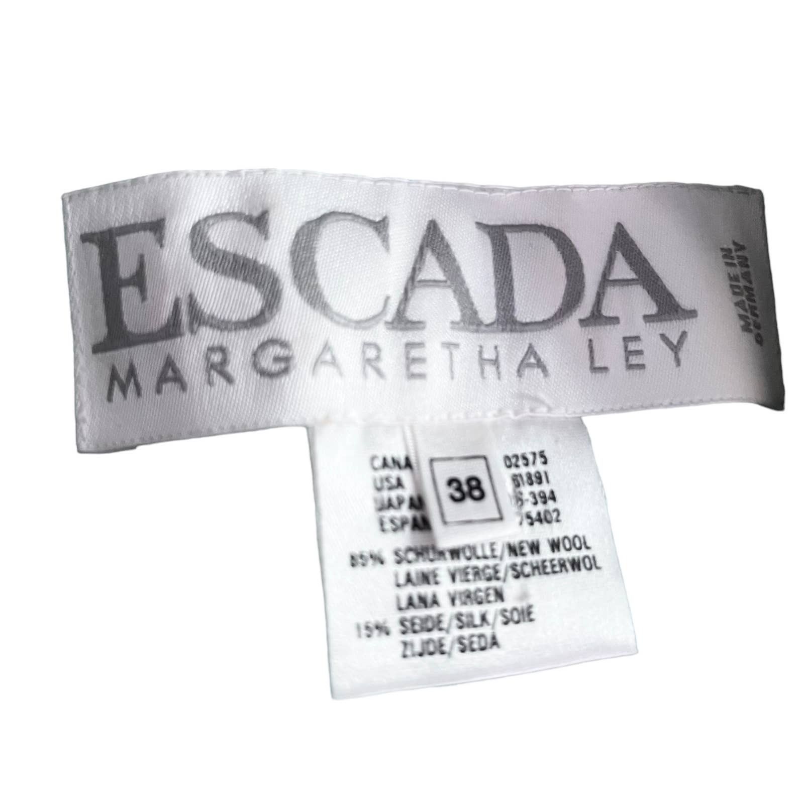 Escada Vintage Escada Margaretha Ley plaid double breasted blazer Size M / US 6-8 / IT 42-44 - 6 Thumbnail