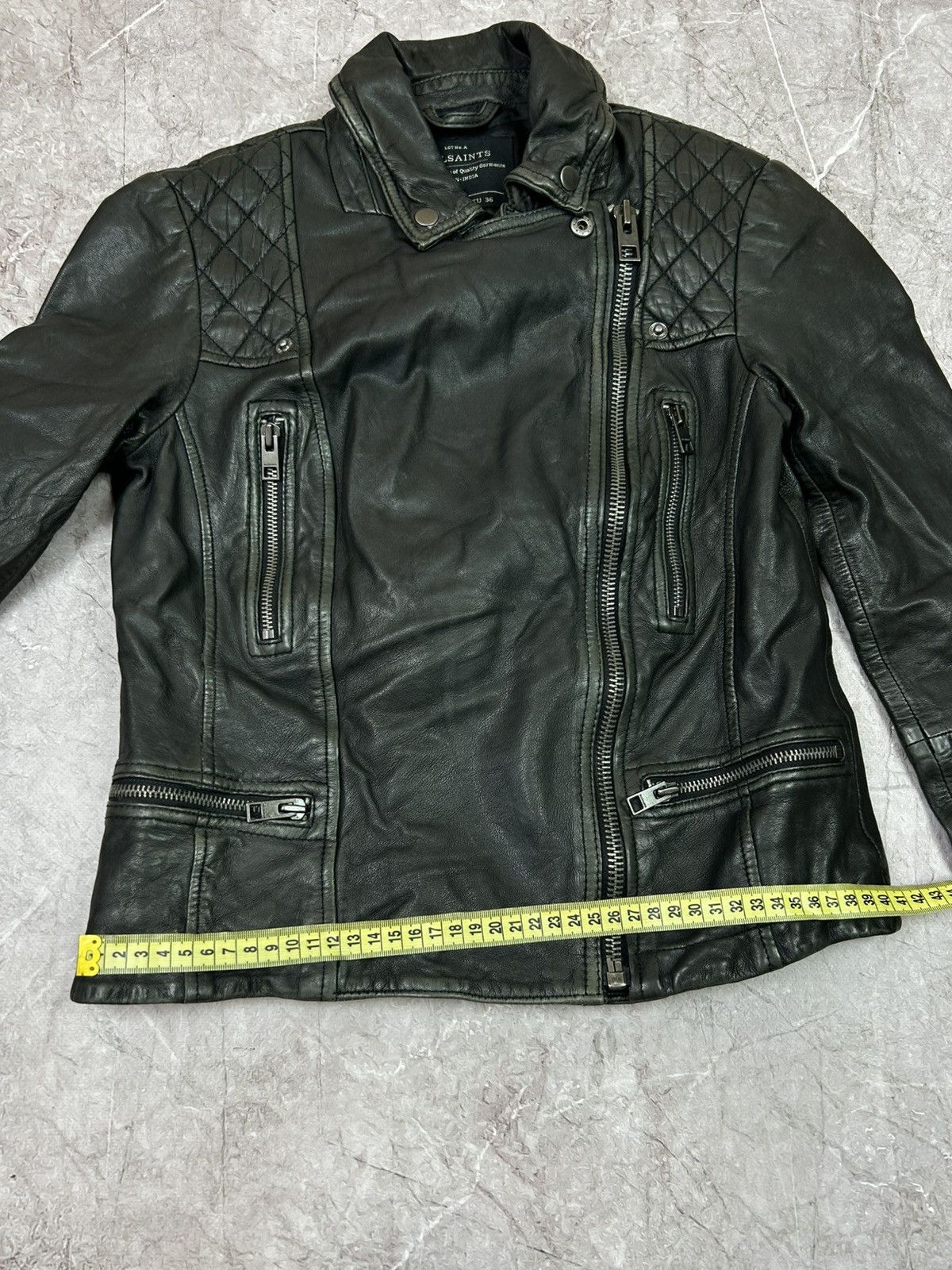 Allsaints Allsaints leather jacket streetwear Size S / US 4 / IT 40 - 23 Thumbnail