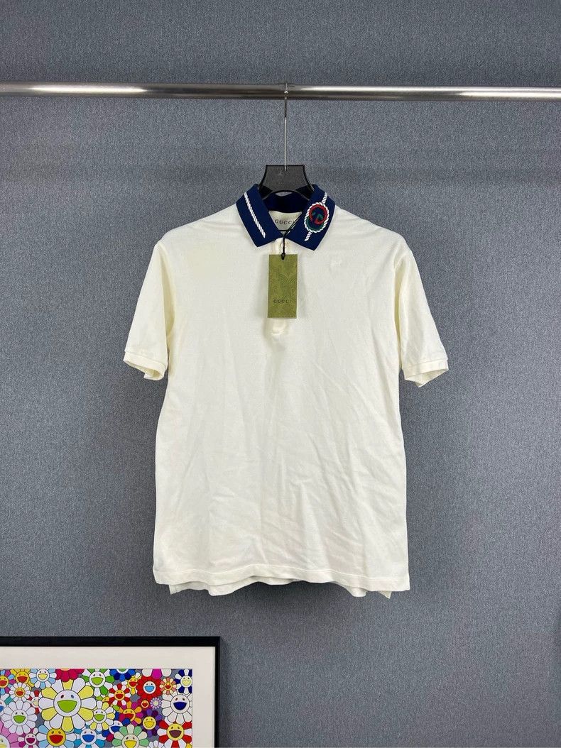 Gucci Gucci Collar LOGO short-sleeved POLO 2503-Nextarrow Size US S / EU 44-46 / 1 - 1 Thumbnail