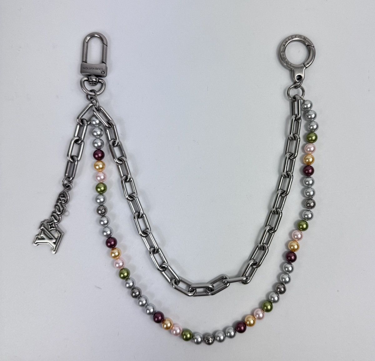 Louis Vuitton PEARLS CHAIN BELT AND BAG CHARM KEY WALLET CHAIN M02293 Size ONE SIZE - 1 Thumbnail