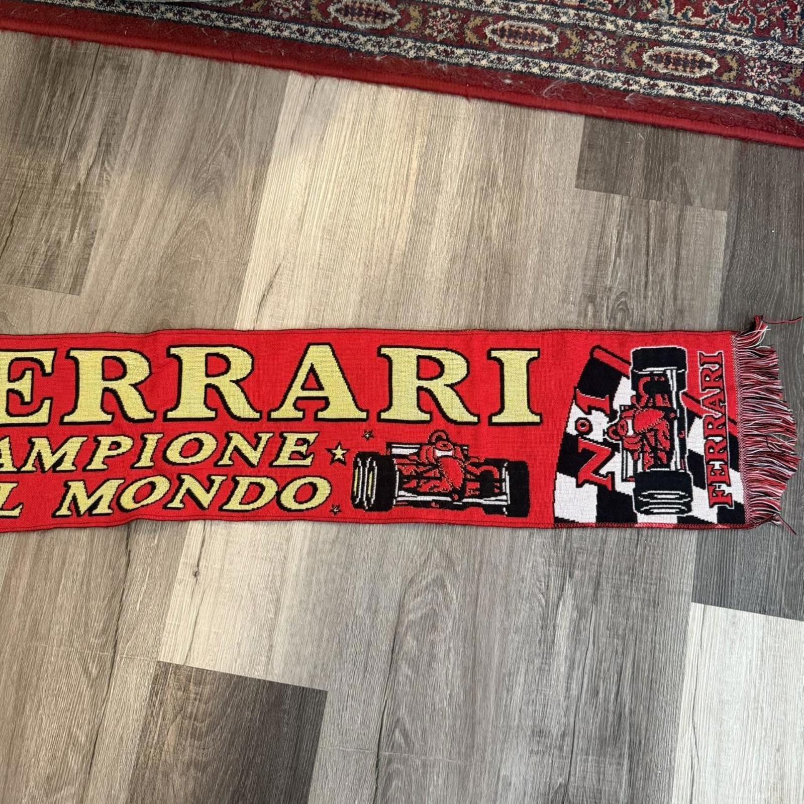 Other Vintage Ferrari champion del mondo scarf 90s OS Size ONE SIZE - 4 Thumbnail