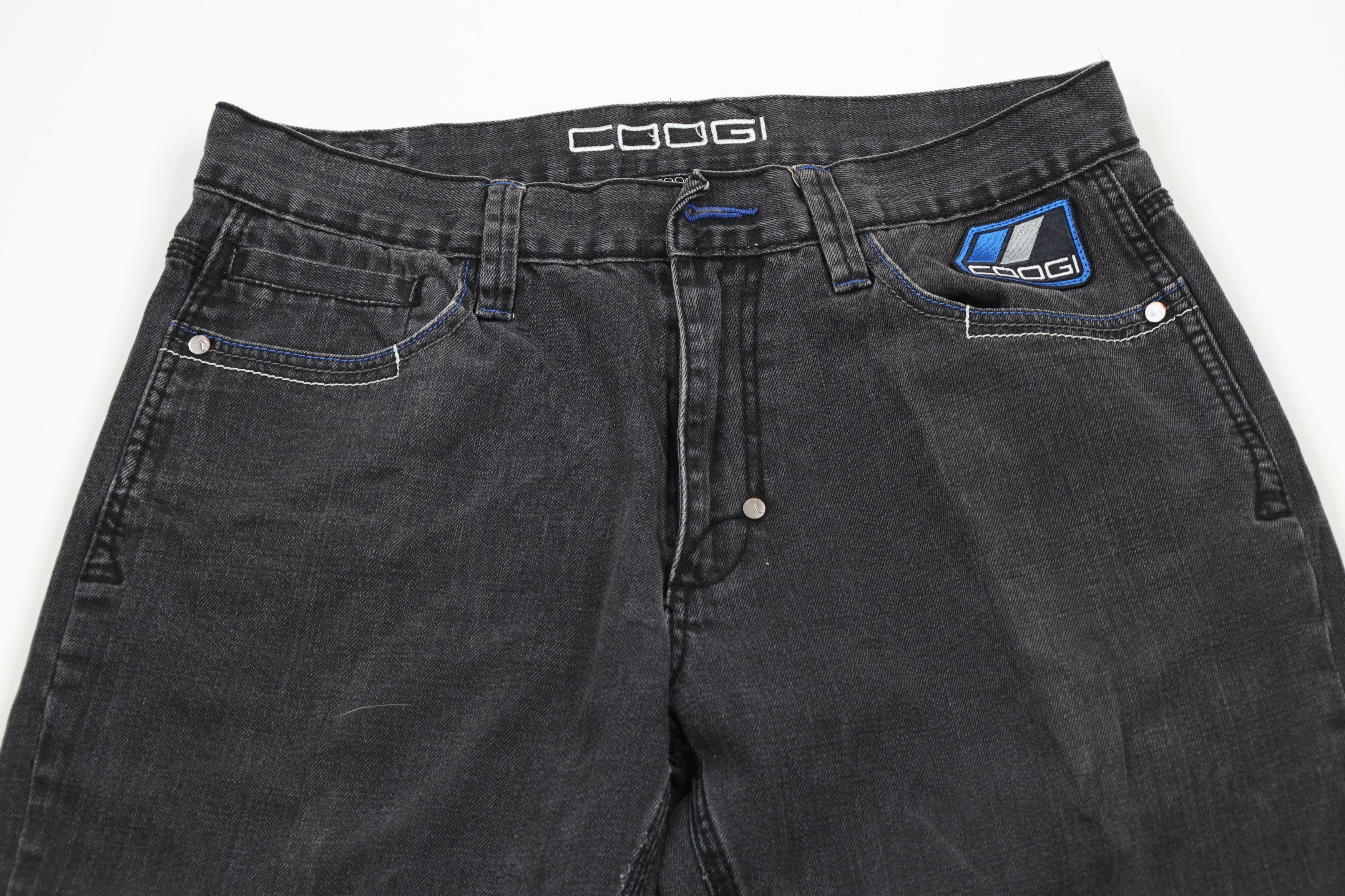Vintage Vintage Y2K Coogi Baggy Wide Leg Denim Jeans Black AS IS Size US 34 / EU 50 - 2 Thumbnail