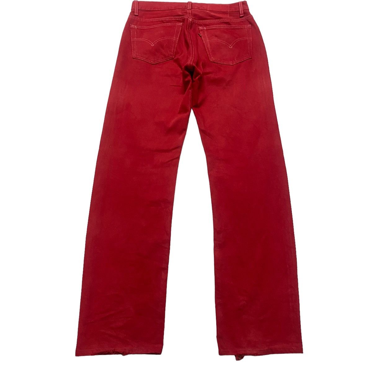 Levi's Vintage 80s Levis 501 Red Jeans Size US 31 - 2 Thumbnail