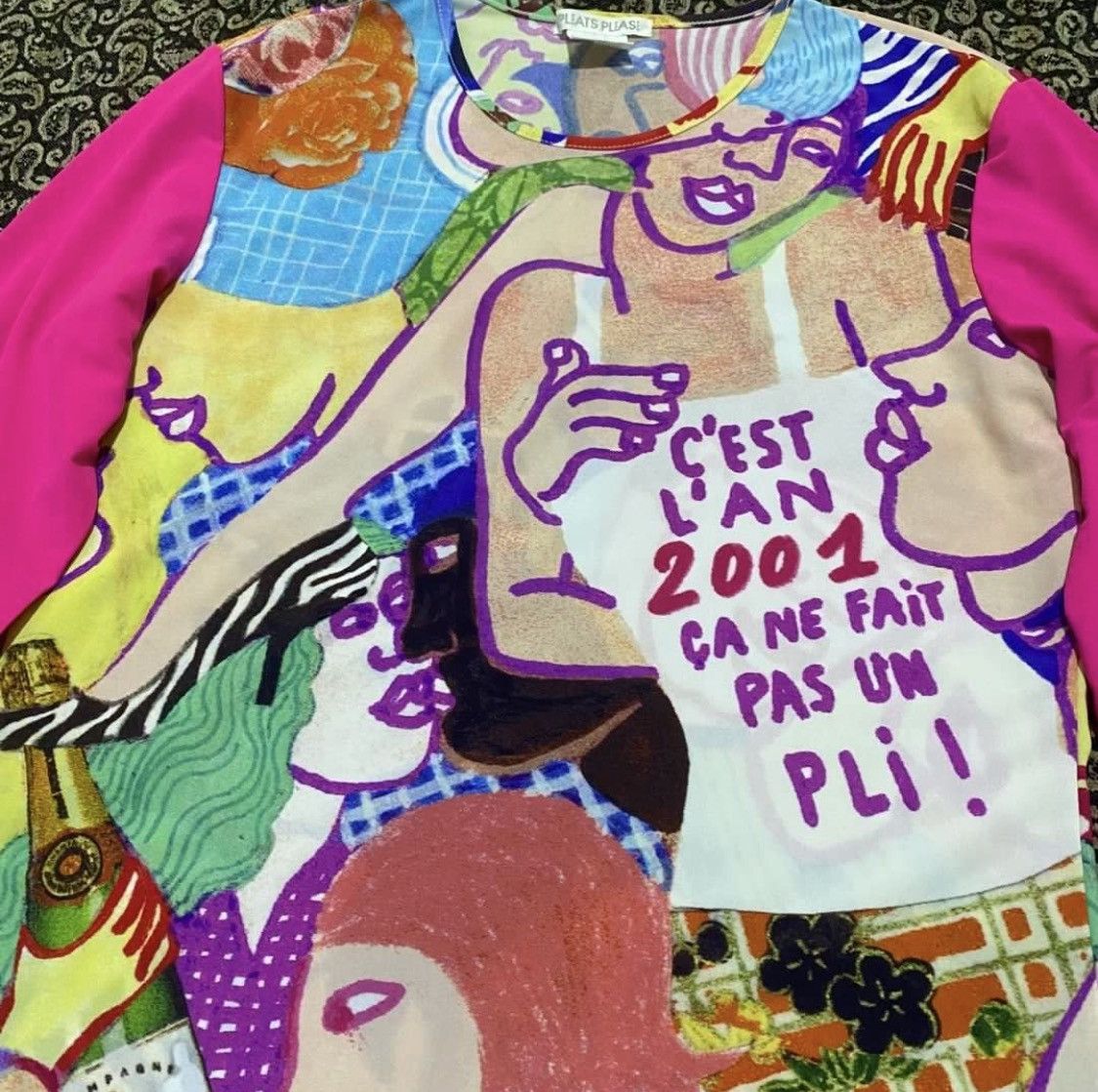 Pleats Please Issey Miyake Vintage Pleats Please Issey Miyake “C’est L’An 2001” Size S / US 4 / IT 40 - 5 Thumbnail
