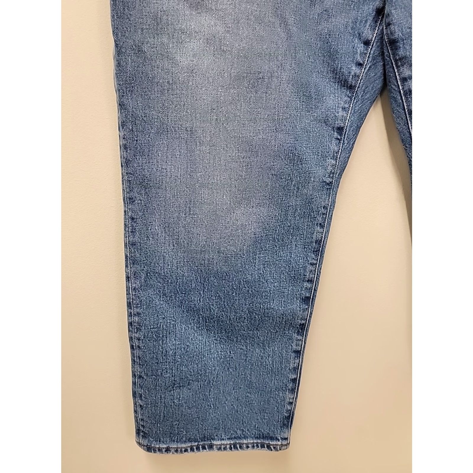 Madewell Madewell Jeans Womens 33P Curvy 90s Straight Crop Pockets Blue Denim Jeans Size 24" / US 00 / IT 34 - 4 Thumbnail