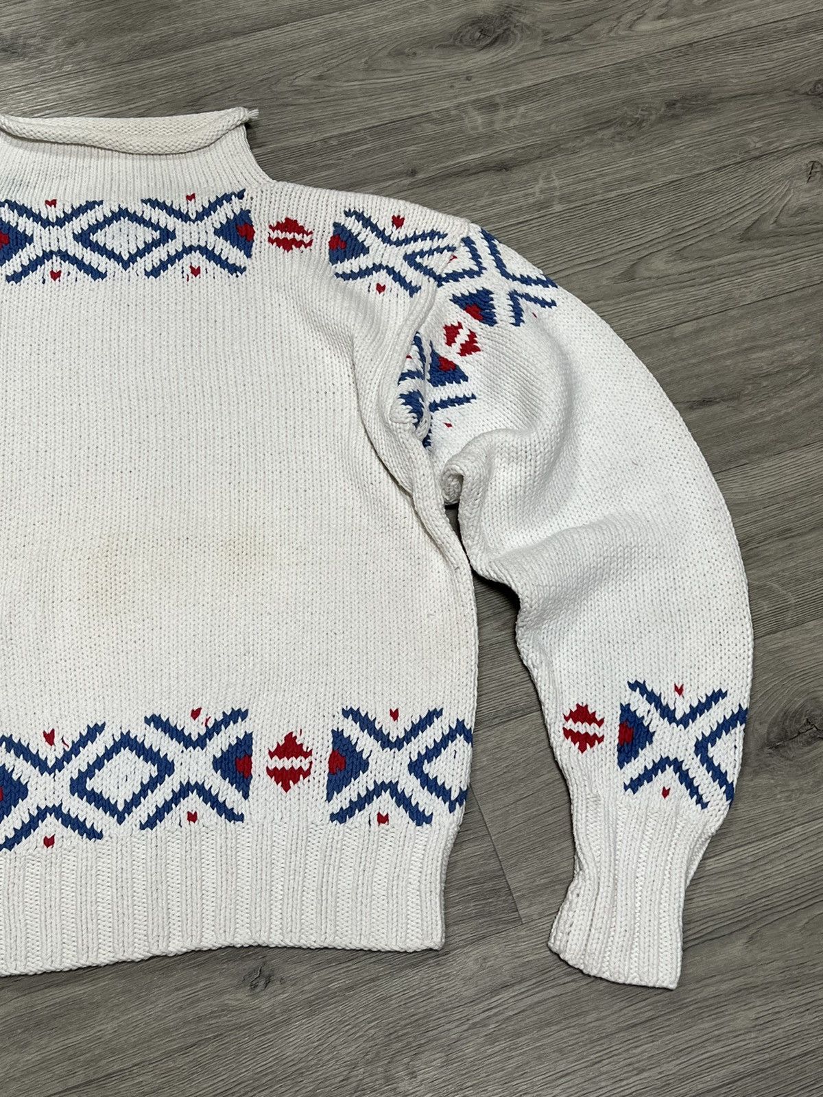Polo Ralph Lauren × RRL Ralph Lauren × Vintage Polo Ralph Lauren knit Chunky vintage sweater Size US M / EU 48-50 / 2 - 4 Thumbnail