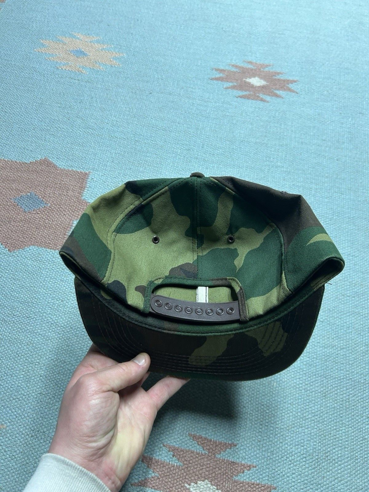 Vintage Vtg k products bran hat camo pursuit herbicide USA duck bird Size ONE SIZE - 4 Thumbnail