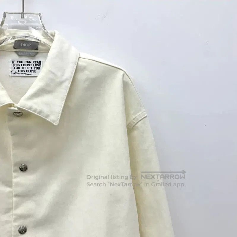 Dior Dior Beige Cotton Long Sleeve Shirt for Men . Size US L / EU 52-54 / 3 - 3 Thumbnail