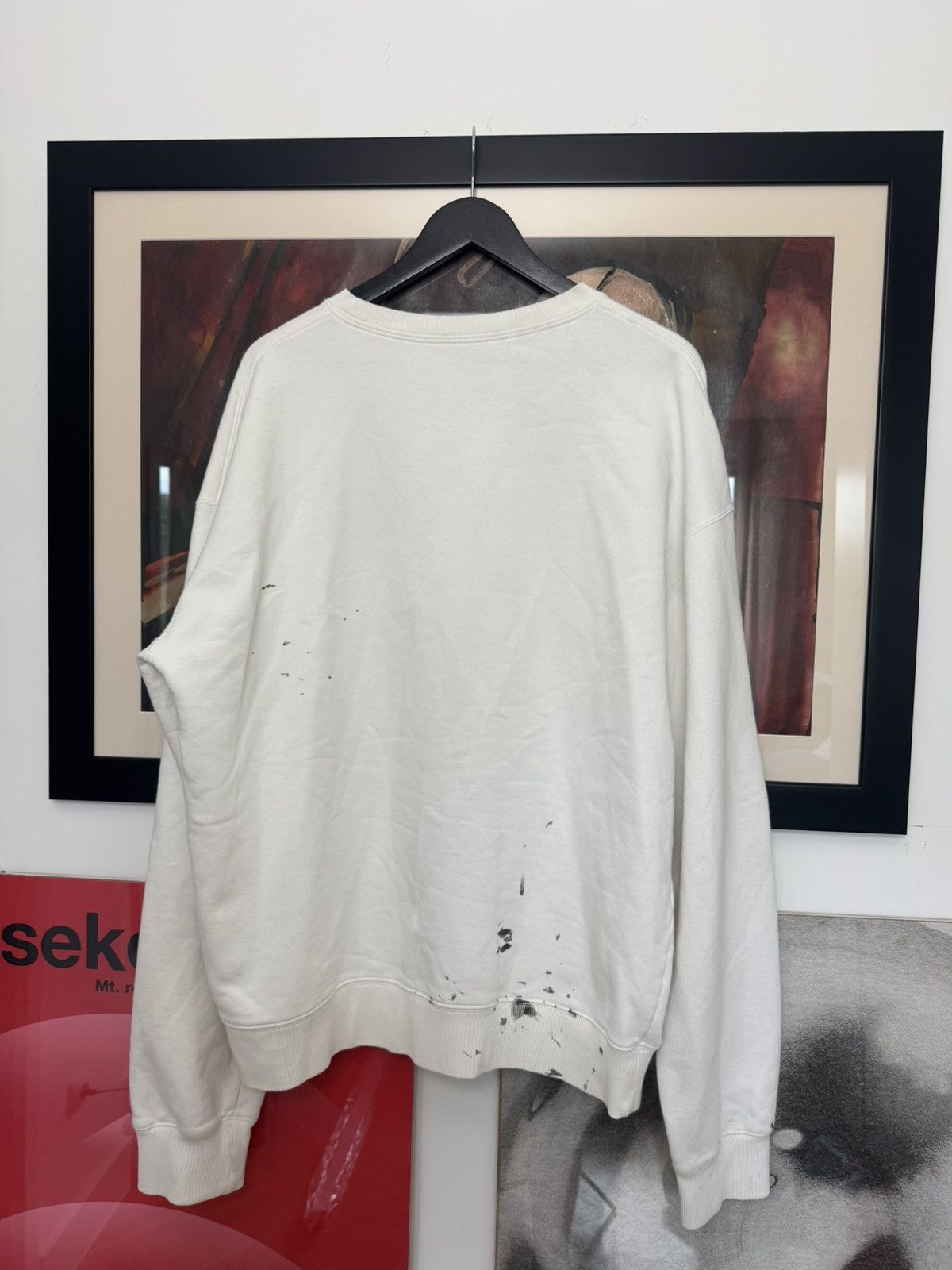 Dior Dior X Travis Scott Designer Collab Splatter Sweatshirt Size US XL / EU 56 / 4 - 2 Thumbnail