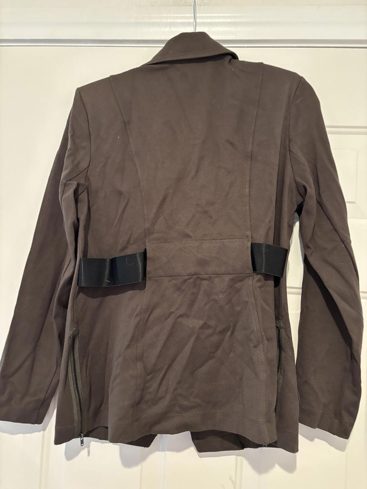 Designer Women's Cabi choclolate brown sz M blazer #625 Size M / US 6-8 / IT 42-44 - 2 Thumbnail