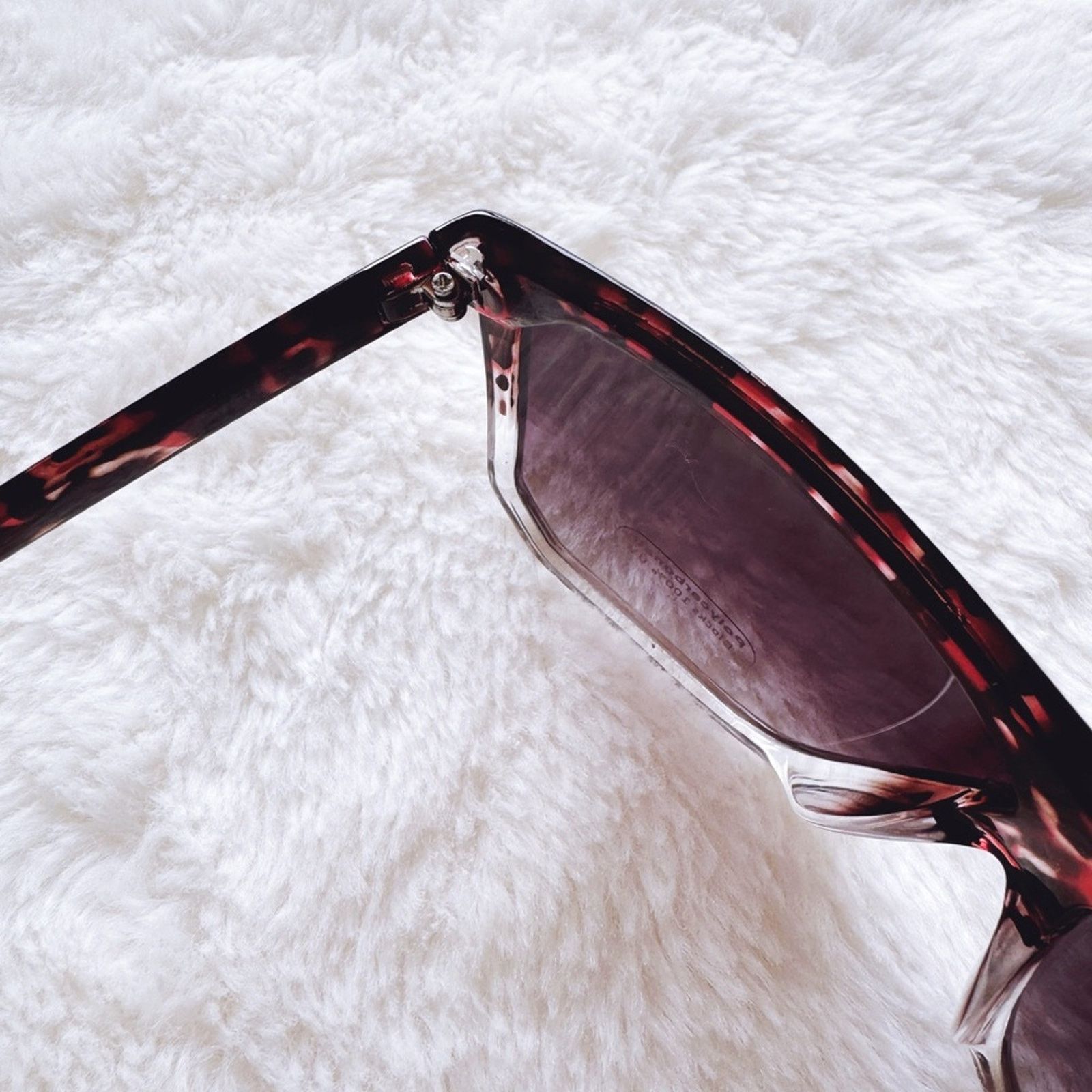 Other Kira Tortoise Brown & Clear Oversized Sunglasses Size ONE SIZE - 6 Thumbnail