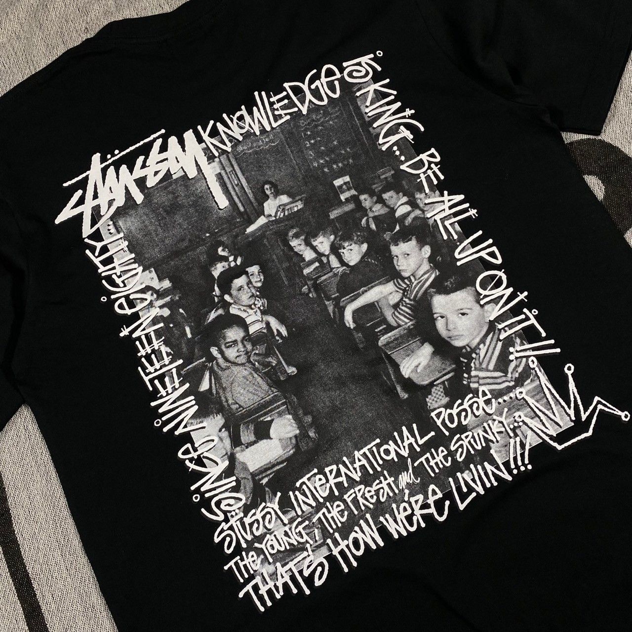 Stussy STUSSY CLASSROOM TEE • LARGE Size US L / EU 52-54 / 3 - 2 Thumbnail