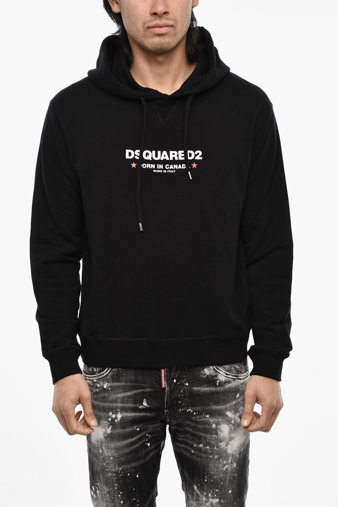 Dsquared2 Cotton Hoodie with Print Size US XXL / EU 58 / 5 - 1 Thumbnail