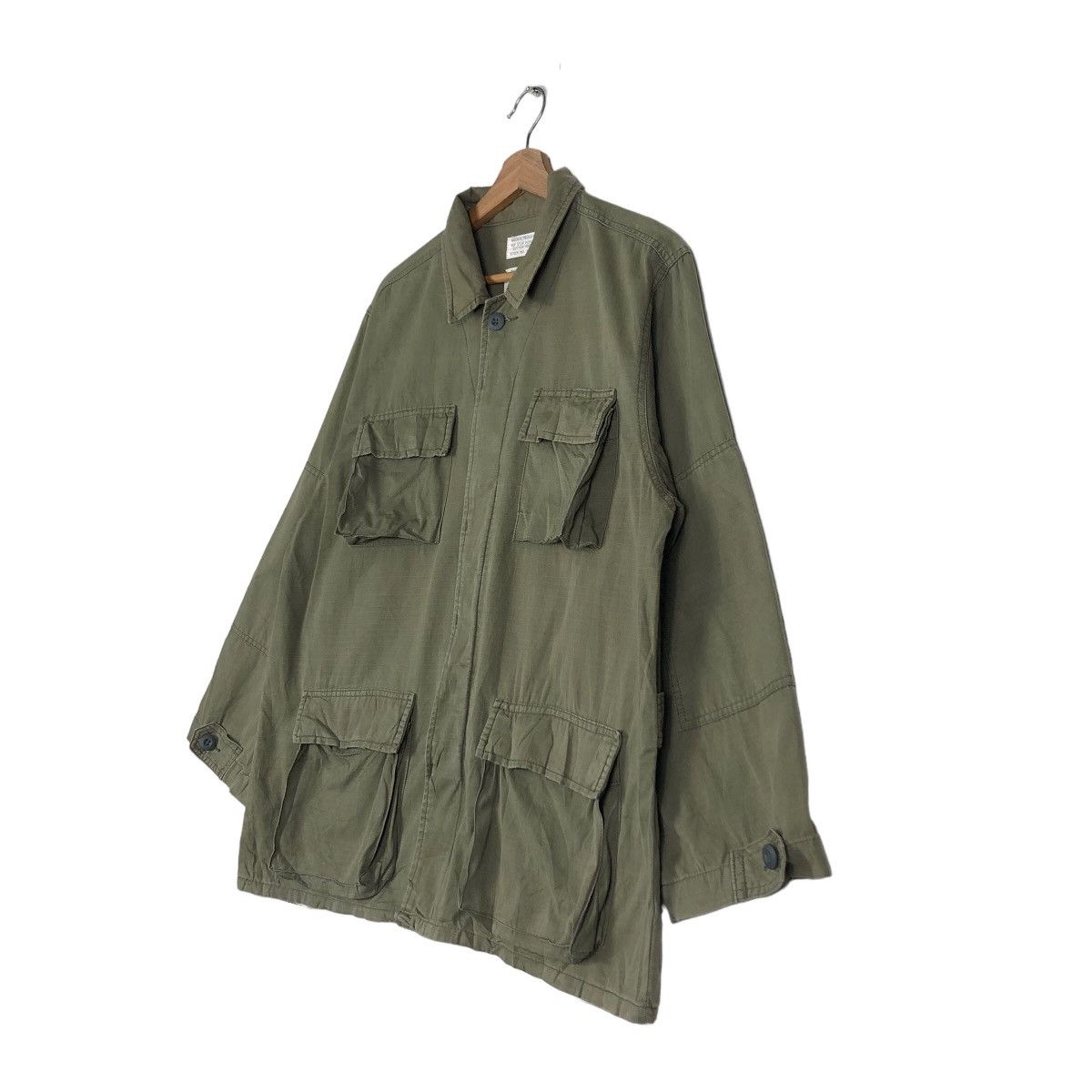 Toyo Enterprises Vintage Caego Jacket Military Rip Stop Poplin Multi Pockets Size US M / EU 48-50 / 2 - 2 Thumbnail