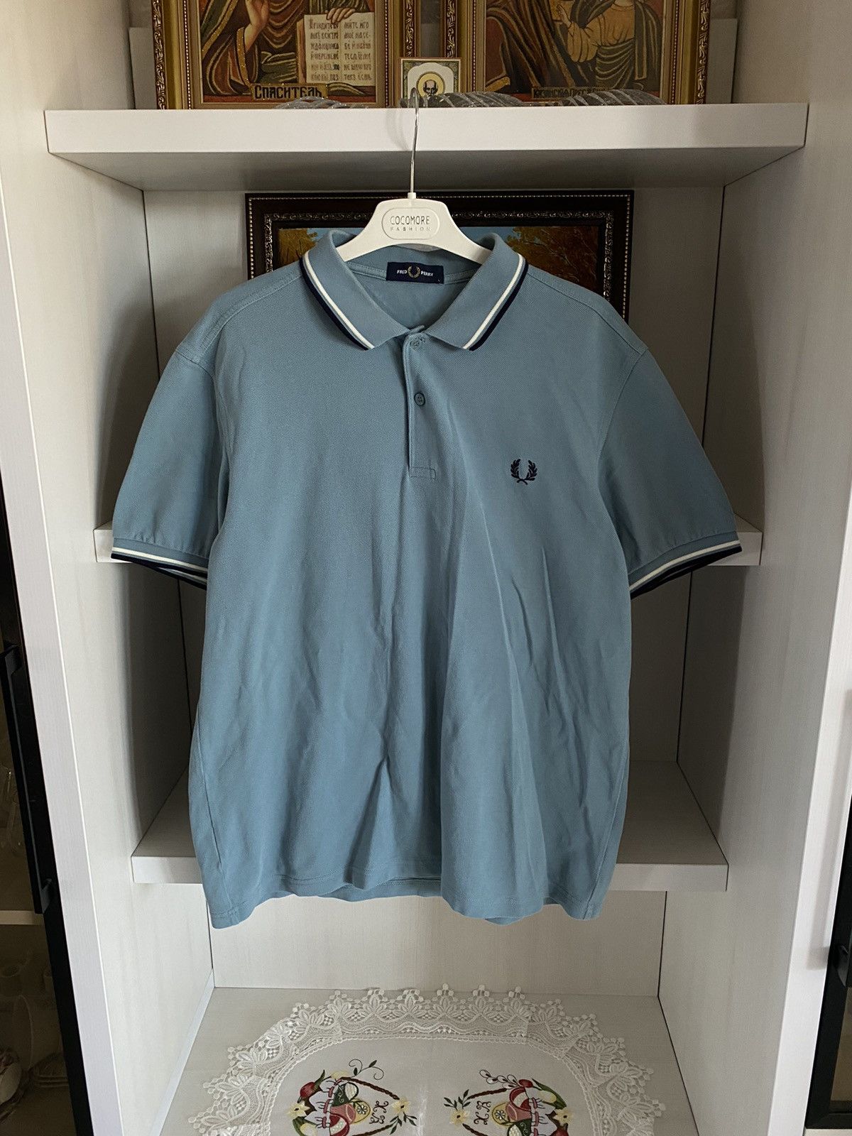 Fred Perry Vintage Fred Perry Polo Basic Streetwear Y2K Casual Size US L / EU 52-54 / 3 - 3 Thumbnail