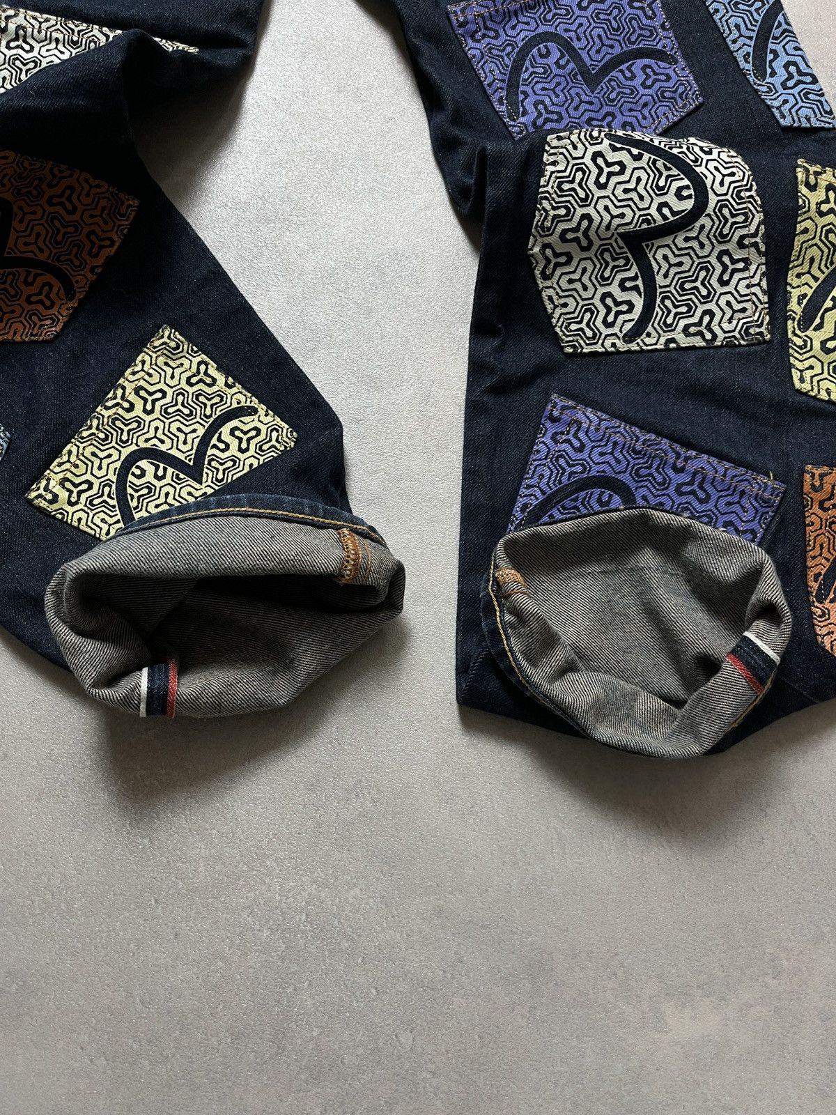 Evisu Evisu Multipocket Logo Selvedge Denim Jeans Size US 31 - 7 Thumbnail