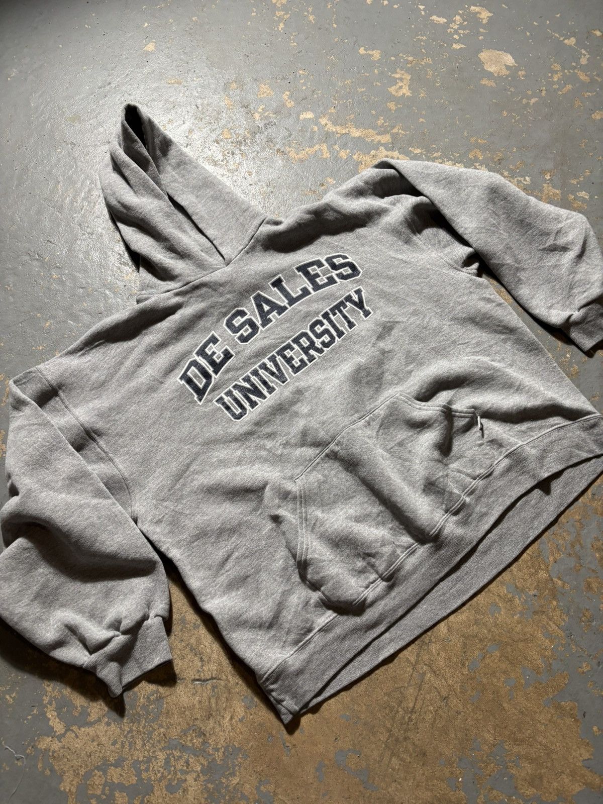 Russell Athletic × Vintage Grey De Sales Russell athletic hoodie sweatshirt Size US L / EU 52-54 / 3 - 2 Thumbnail