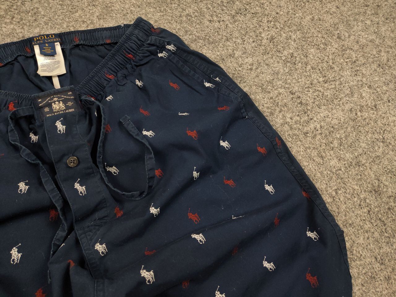 Polo Ralph Lauren Vintage Polo Ralph Lauren Light Blue Monogram Logo Shorts Size US 32 / EU 48 - 8 Thumbnail