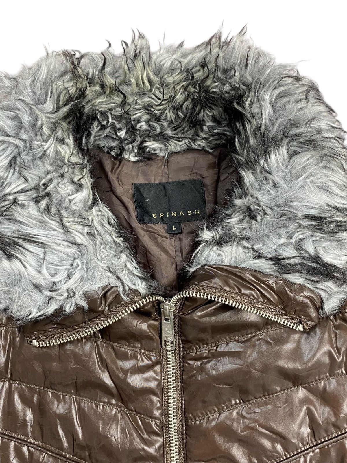 Tornado Mart RESTOCK Spinach - Vkei Style Trim Fur Jacket Size US M / EU 48-50 / 2 - 8 Thumbnail
