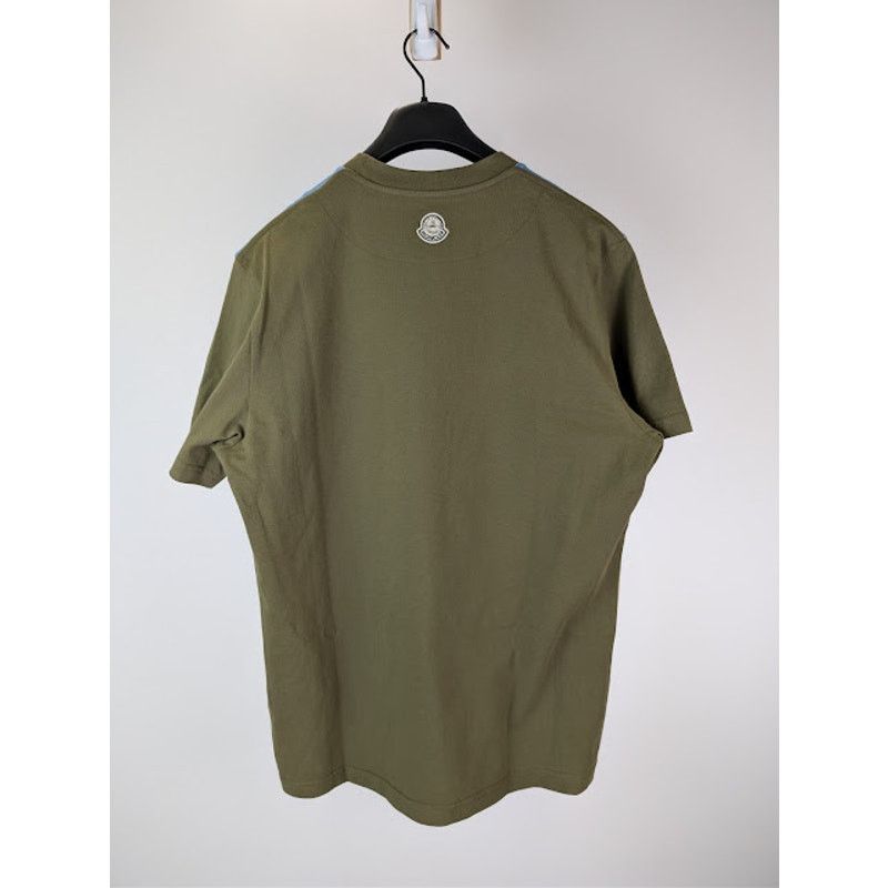 Moncler o1rshd1 Graphic Print Short Sleeve T-Shirt in Green / Khaki Size US L / EU 52-54 / 3 - 9 Thumbnail