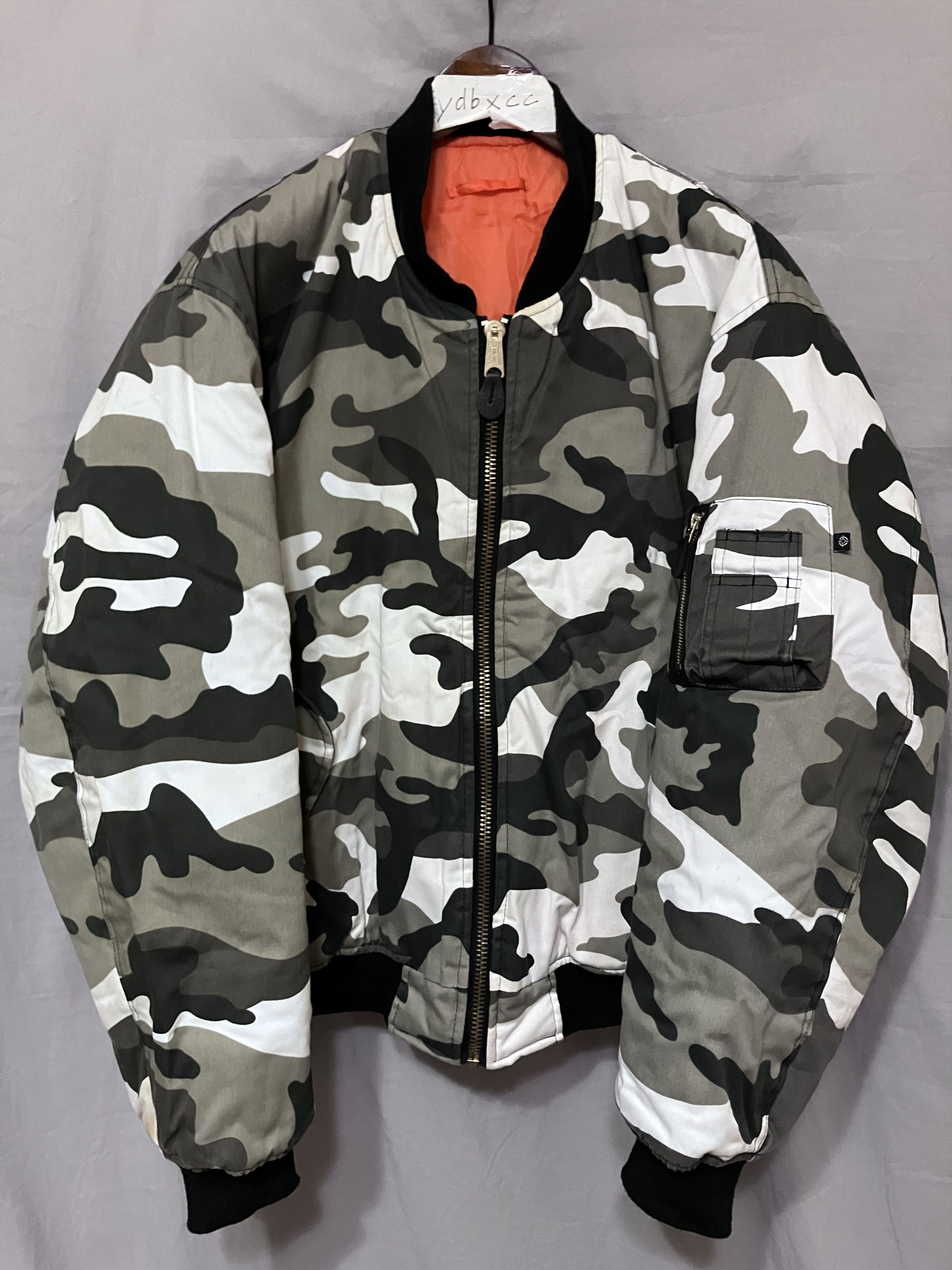 ジャケット・アウター fostex garments ma-1 jacket raf simons FOSTEX GARMENTS Reproduction Vintage Wash MA-1 Bomber Jacket