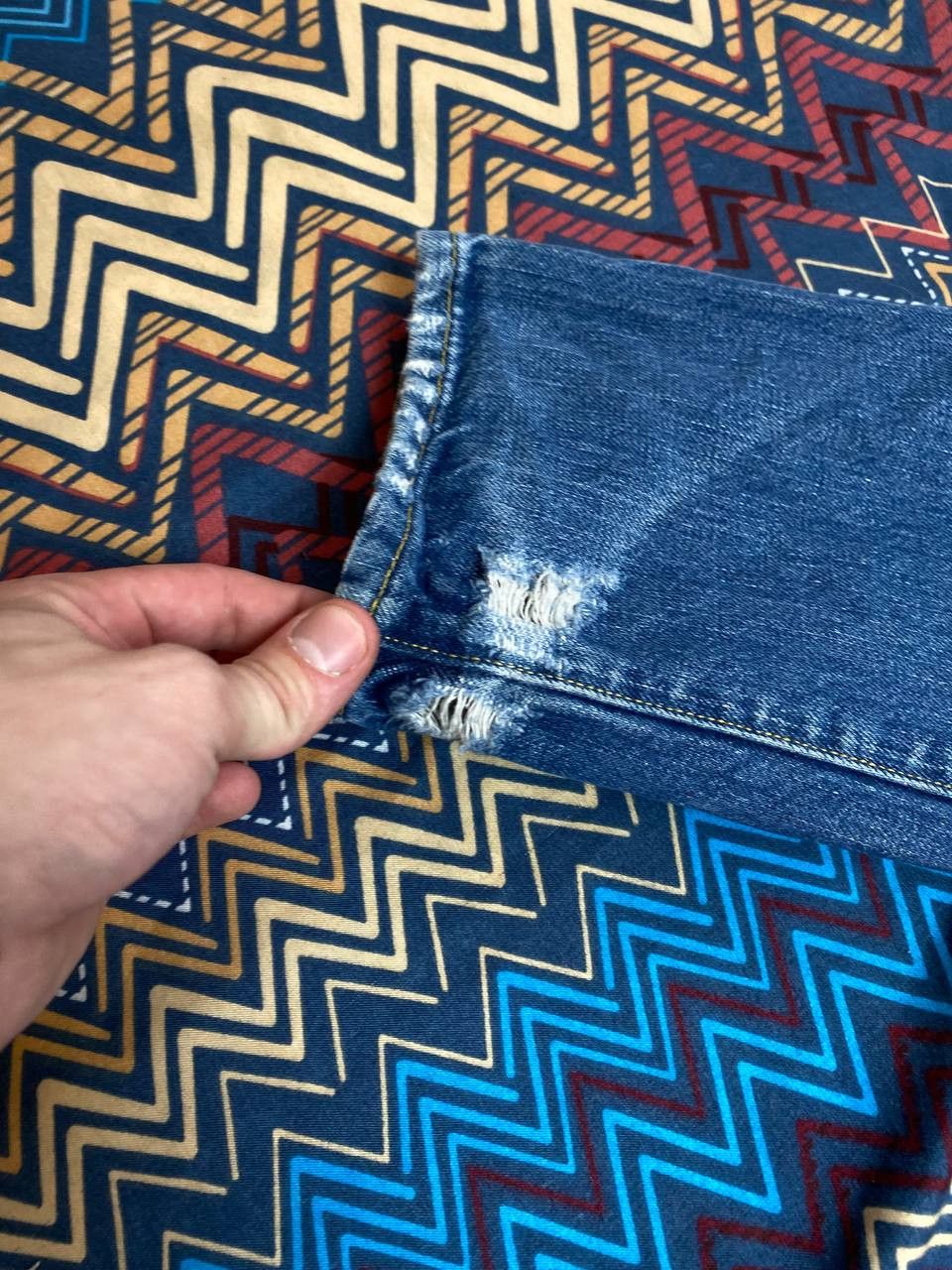 G-Star × Vintage Vintage G-Star Raw Distressed Tapered Jeans G-star 96 Y2K Size US 32 / EU 48 - 24 Thumbnail