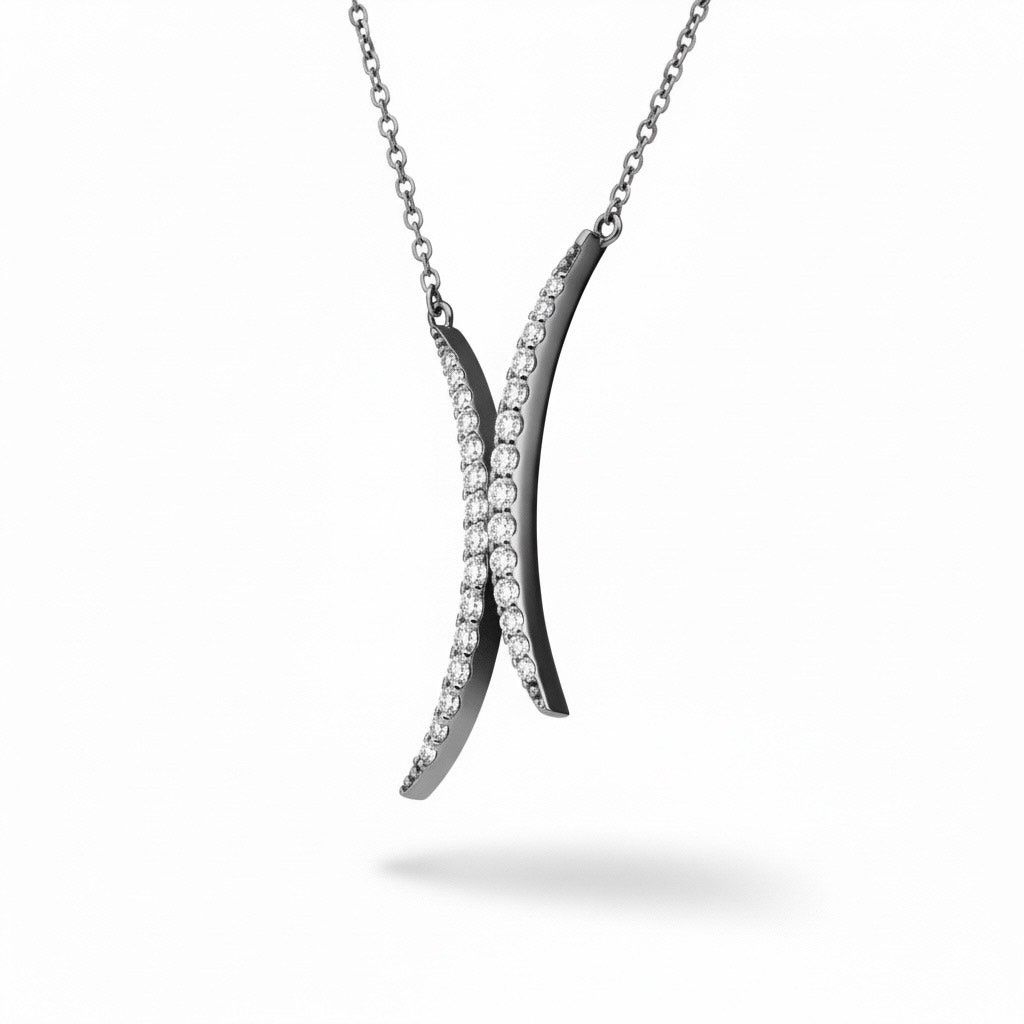 Giani Bernini Giani Bernini Sterling Silver Cubic Zirconia Drop Necklace Size ONE SIZE - 4 Thumbnail