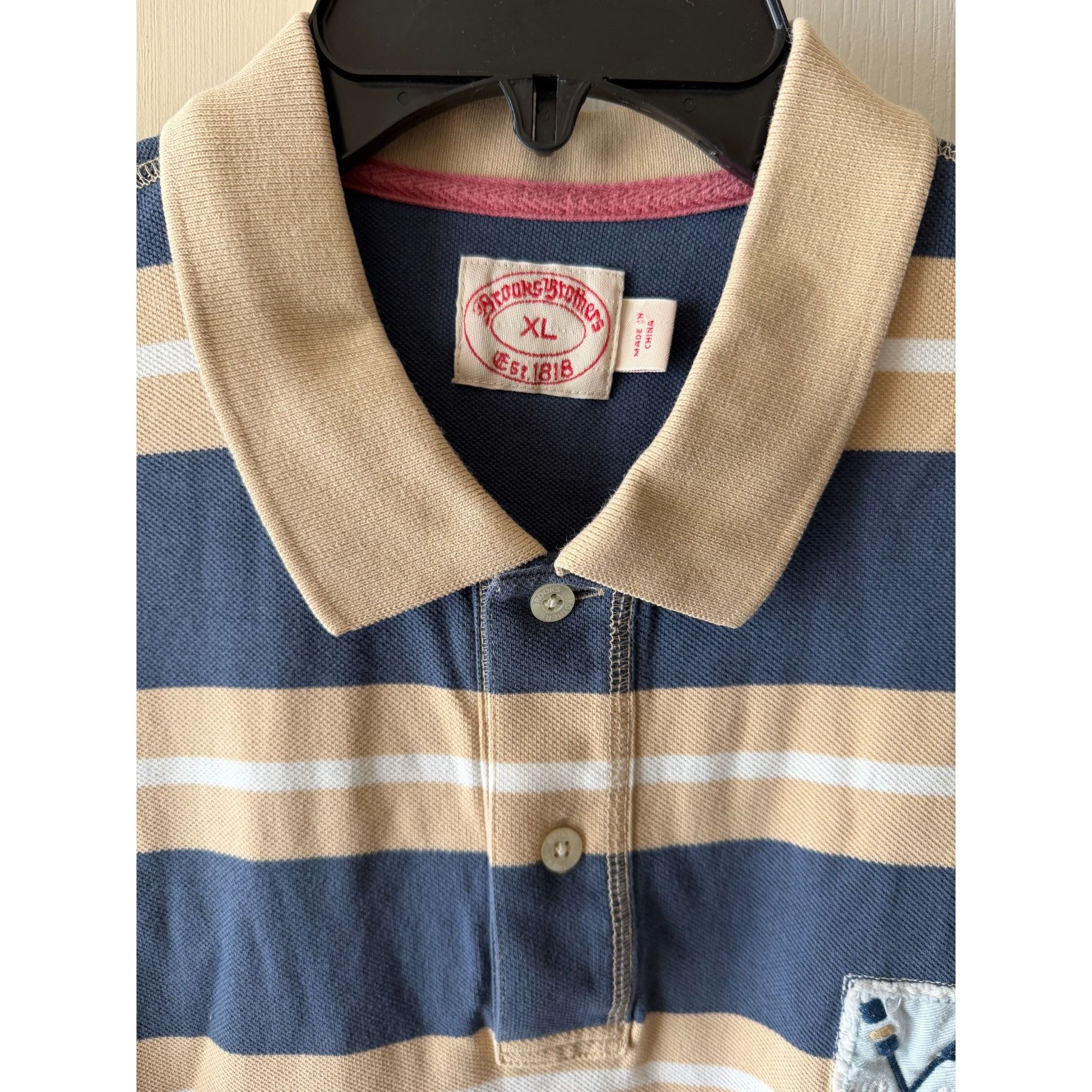 Brooks Brothers Brooks Brothers Polo Mens Shirt Size XL Size US XL / EU 56 / 4 - 4 Thumbnail