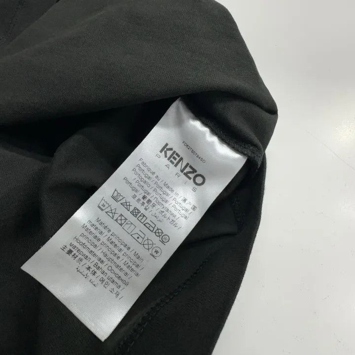 Kenzo KENZO Black Letter Print Short Sleeve T-Shirt -2507 Size M / US 6-8 / IT 42-44 - 6 Thumbnail