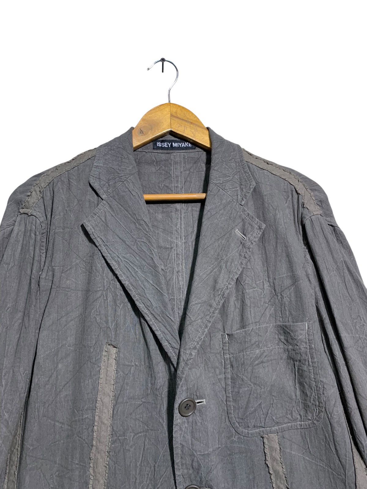 Issey Miyake 🔥ISSEY MIYAKE MEN PATCHWORKS JACKETS Size US M / EU 48-50 / 2 - 4 Thumbnail