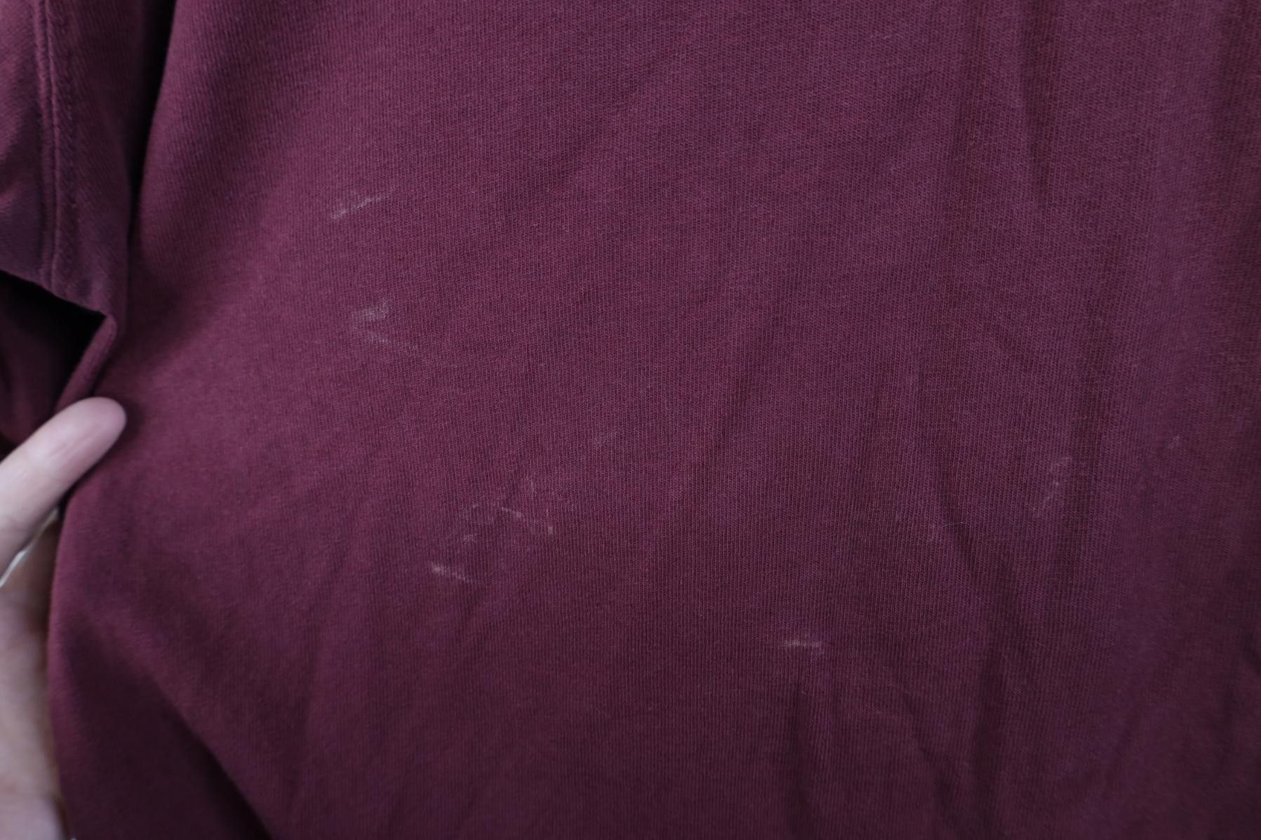 Dickies Vintage Y2K Dickies Long Sleeve Pocket T-Shirt Burgundy Size US L / EU 52-54 / 3 - 15 Thumbnail