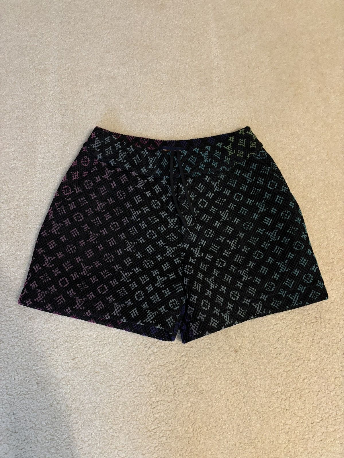 Louis Vuitton Louis Vuitton LV Monogram Multicolor Mesh Rainbow Shorts Size US 42 / EU 58 - 1 Thumbnail