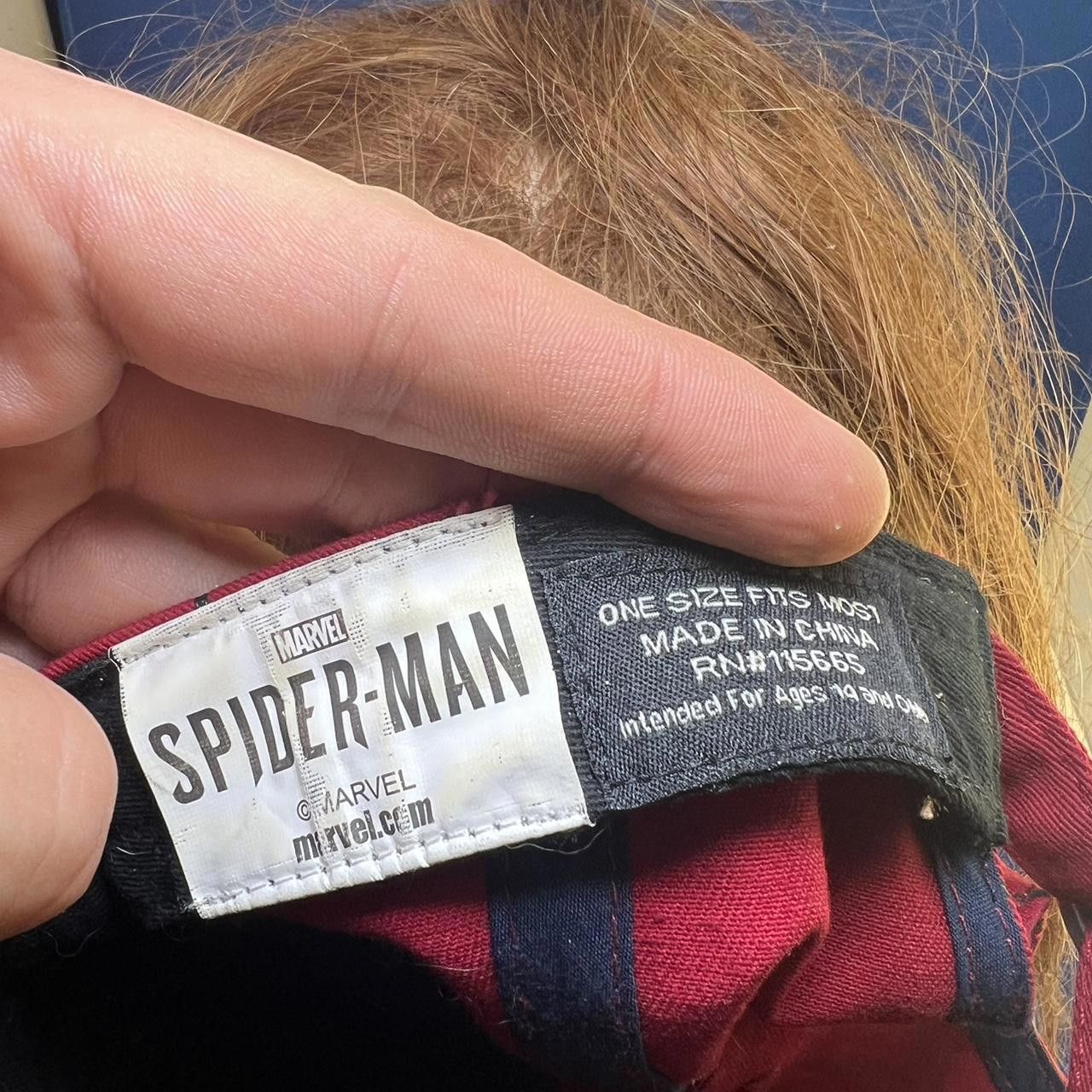Marvel Comics Spider-Man Graphic Cap - Stylish Red and Navy Baseball Hat Size ONE SIZE - 7 Thumbnail