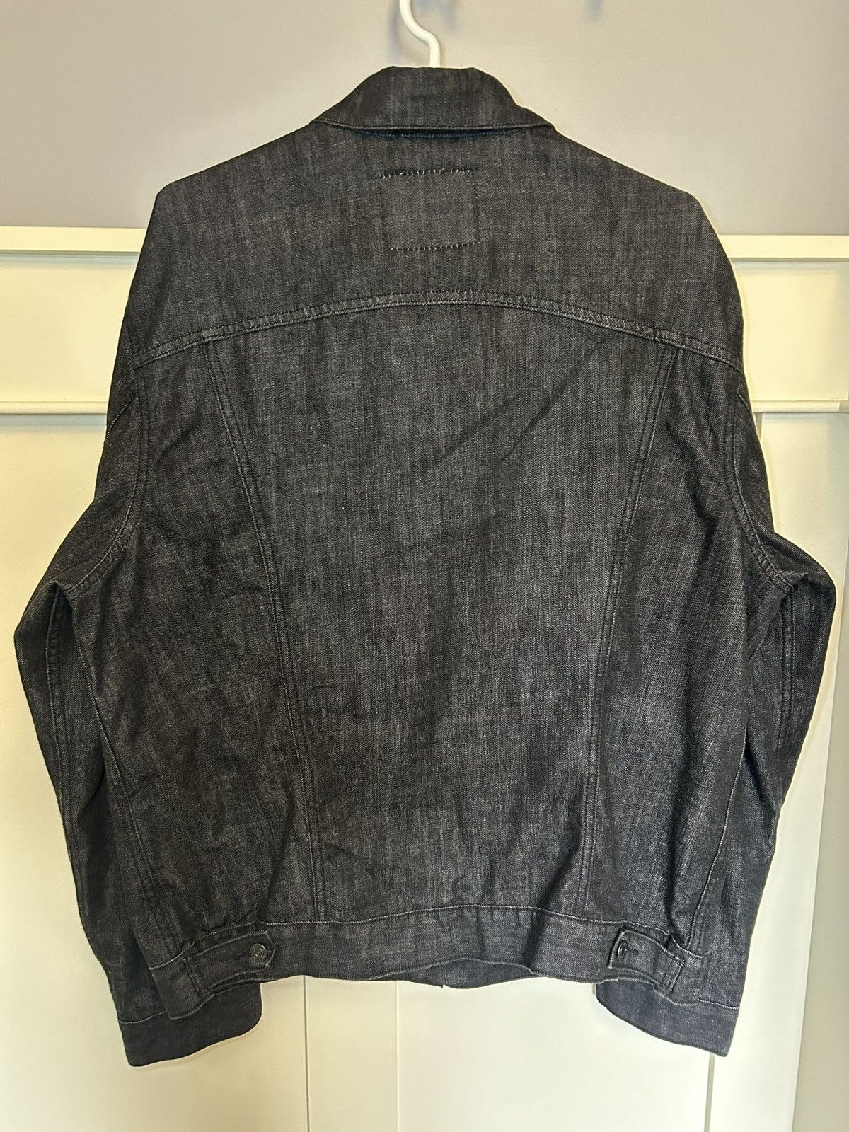 Levi's Vintage Levis dark grey / black denim jacket Size US XXL / EU 58 / 5 - 2 Thumbnail
