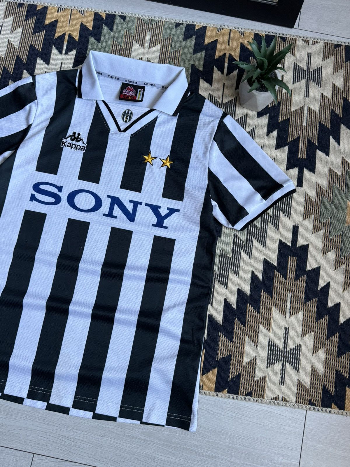 Kappa Vintage Kappa Juventus Zidane #21 Blockcore Soccer Jersey Size US S / EU 44-46 / 1 - 4 Thumbnail