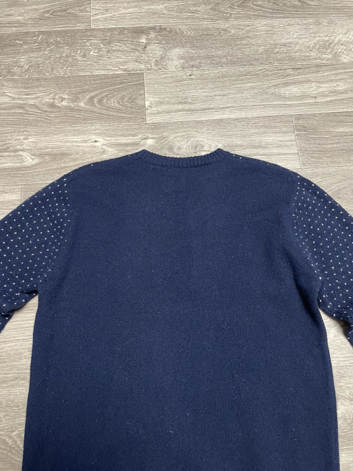 Gant GANT Wool Sweater Snow Scene Vintage Winter Knit Navy Size US XL / EU 56 / 4 - 13 Thumbnail
