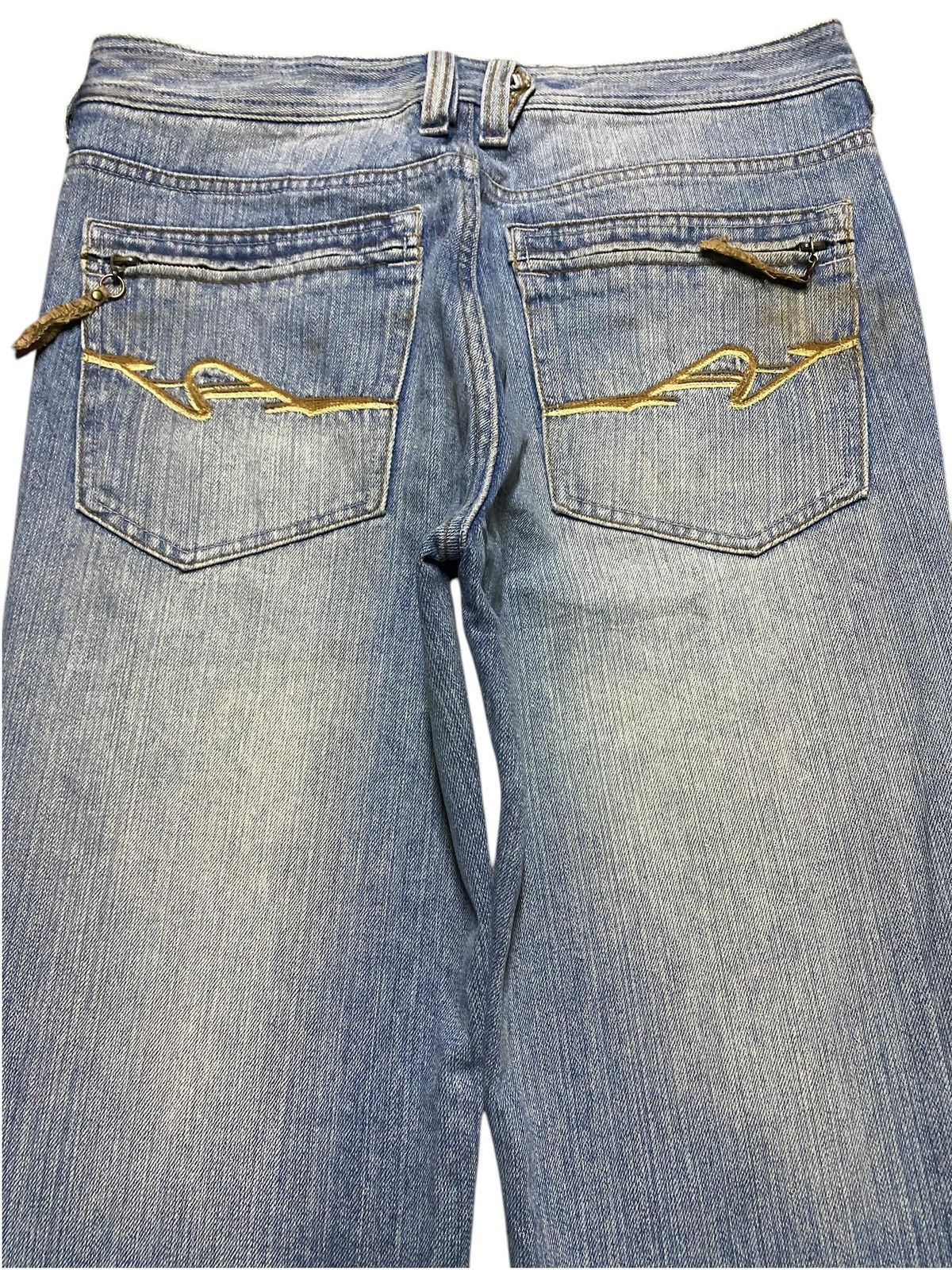 Tornado Mart Vintage Japanese Brand Nylaus Flare Jeans Size US 32 / EU 48 - 4 Thumbnail
