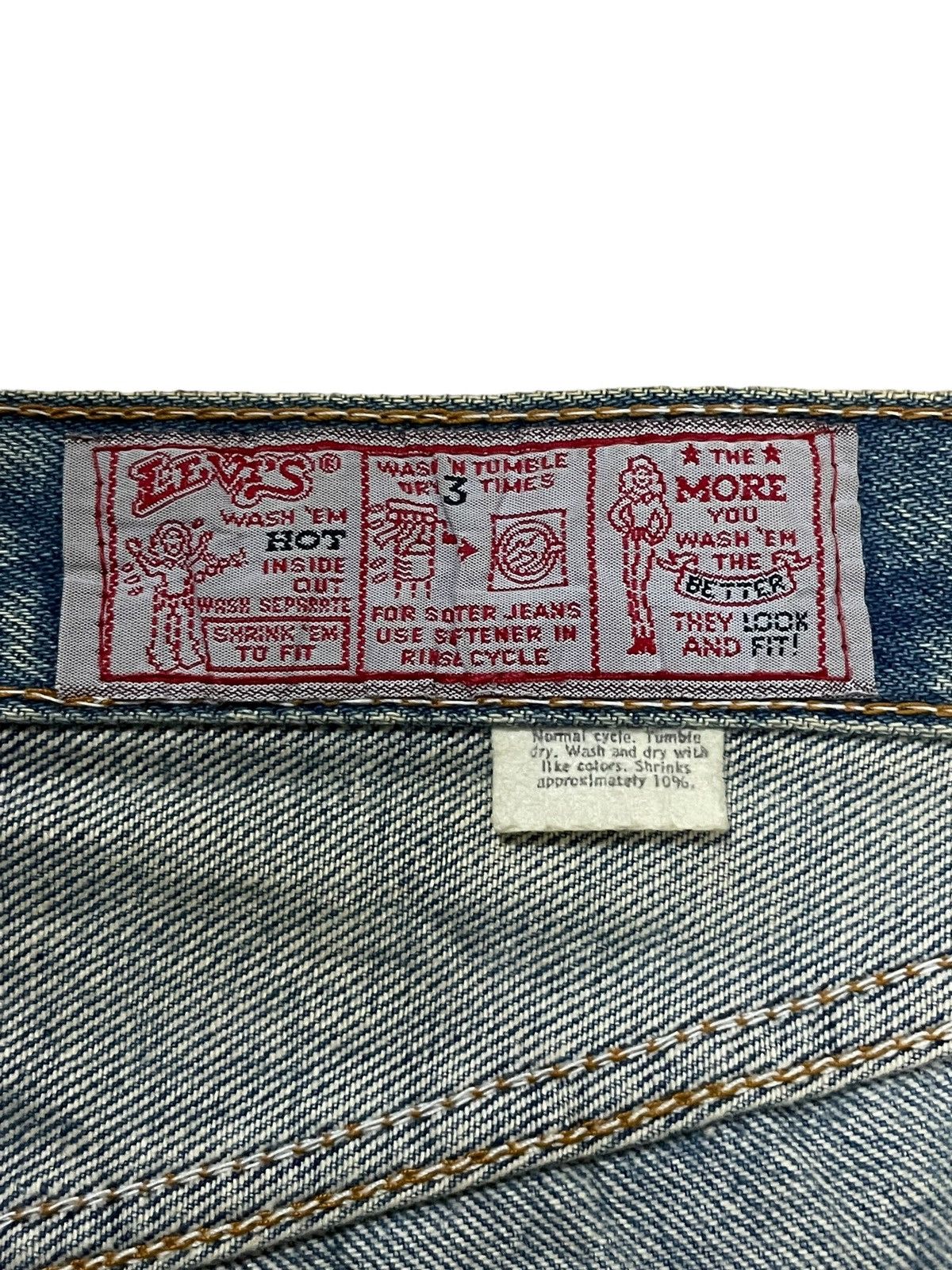Levi's Vintage 80s Levi’s Button Fly Distressed Blue Wash Mom Jeans Size 28" / US 6 / IT 42 - 12 Thumbnail