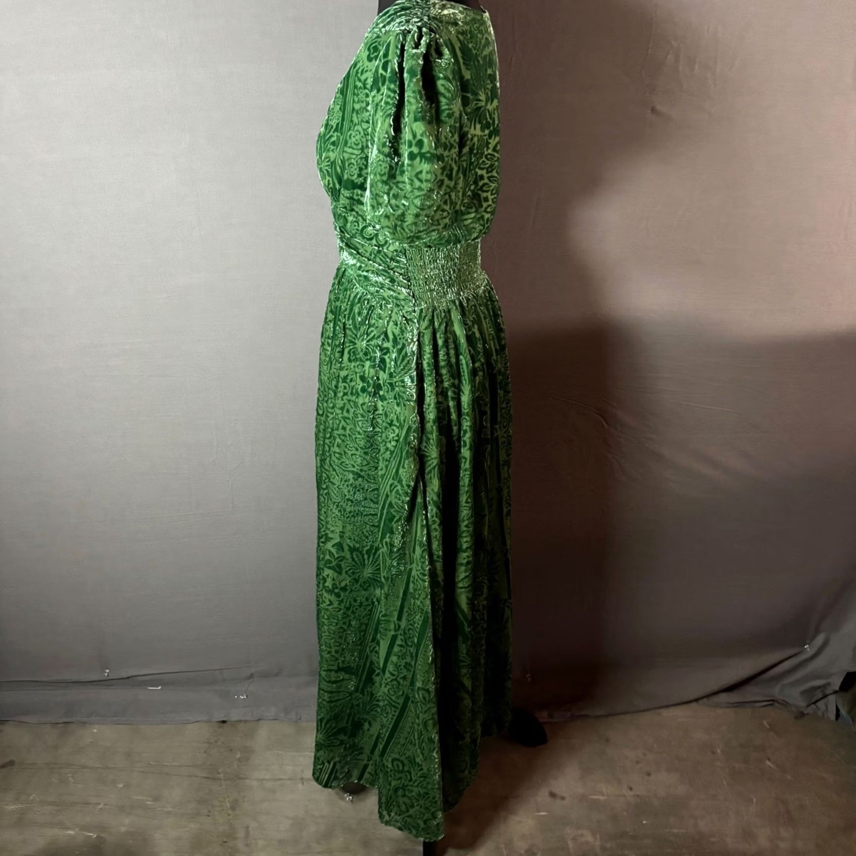 draped dress women Chic Women's Solid Color V-Neck Mid-Length Woven for Effortless Style Whippy Women Elastic Wide Dresses/Shop by Event/Wedding Guest ivory:Silk Taffeta in custom color A single long sleeve