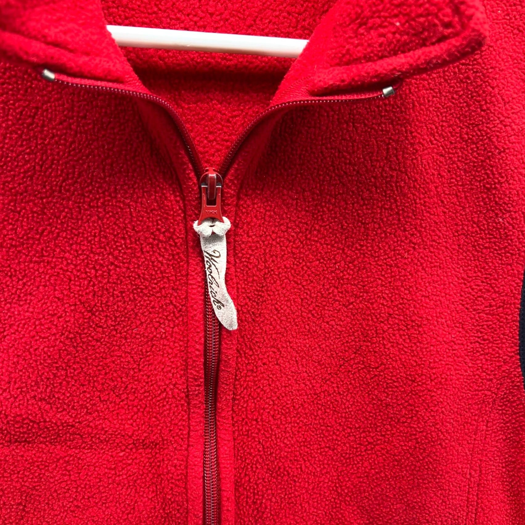 Vintage VINTAGE Woolrich Vest Women Medium Jackets Sleeveless Red Full Zip Fleece Size M / US 6-8 / IT 42-44 - 7 Thumbnail
