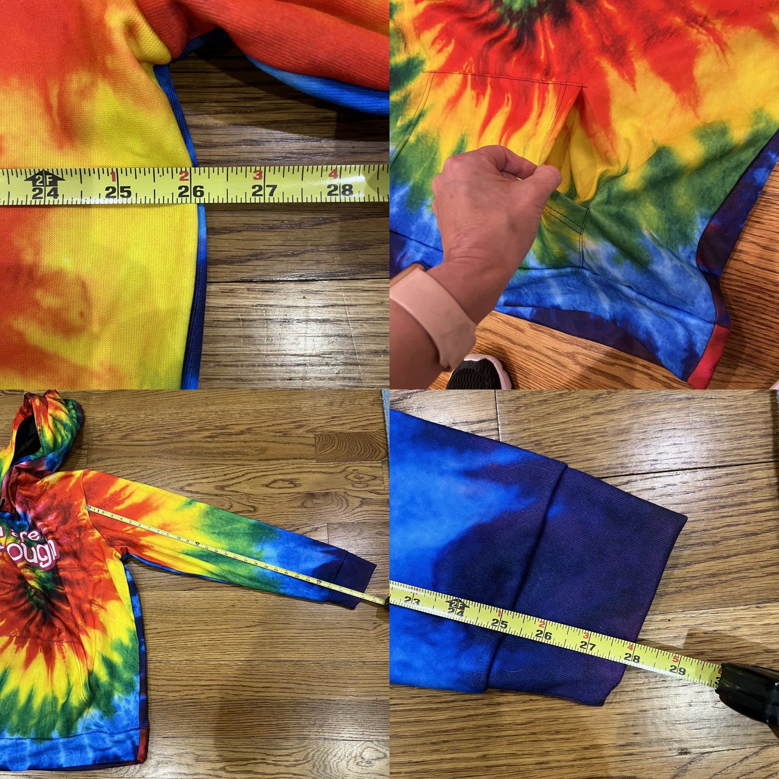 Vintage You Are Kenough Barbie Movie Hoodie Sweatshirt Large Tie Dye Size US L / EU 52-54 / 3 - 8 Thumbnail