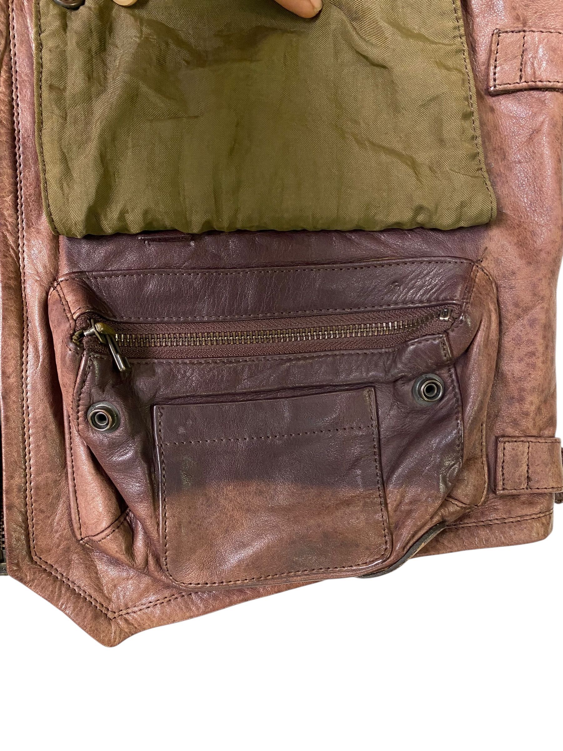 Genuine Leather 2000s Harold's Gear tactical horsehide leather vest Size US S / EU 44-46 / 1 - 7 Thumbnail