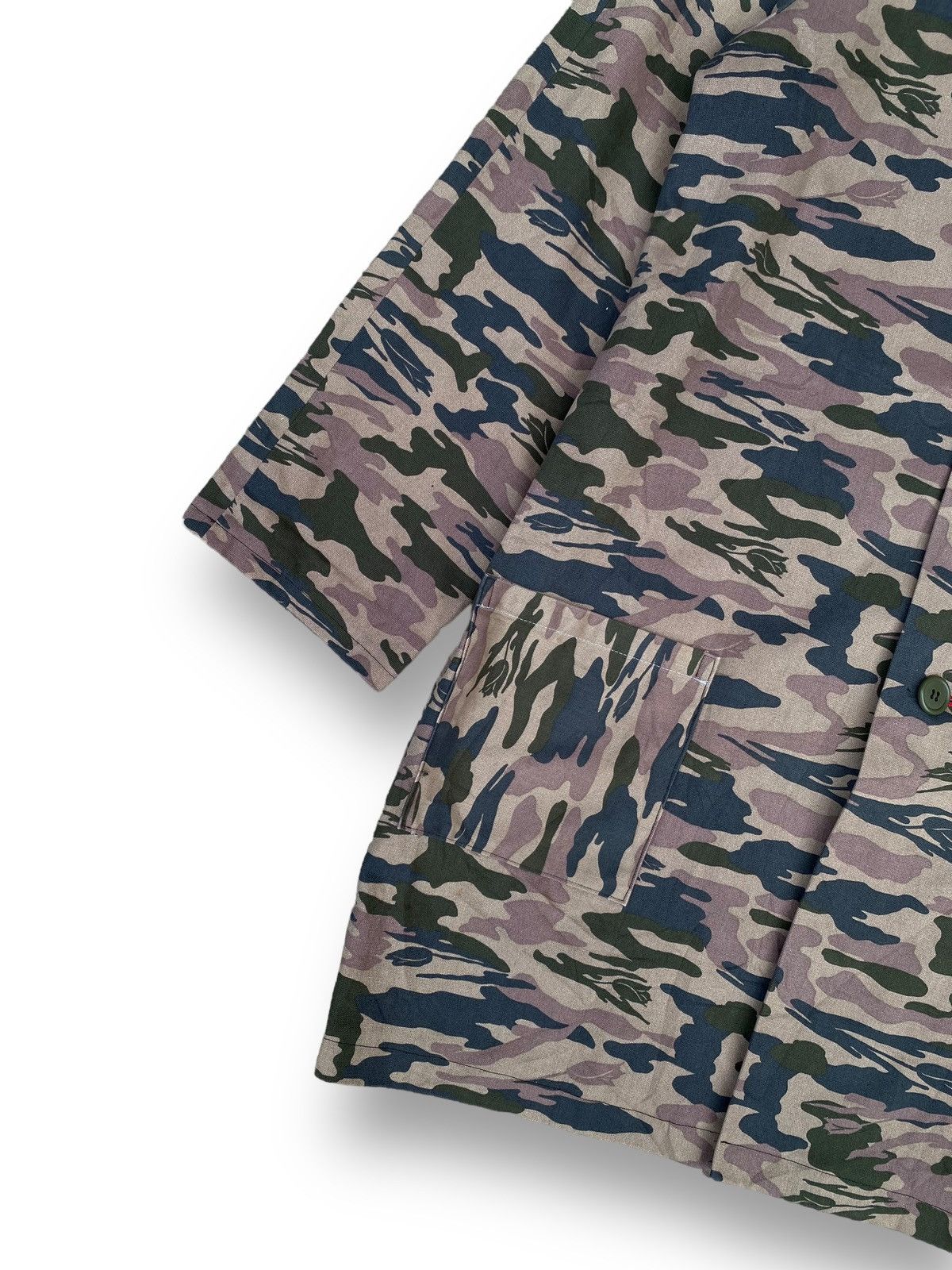Vintage Vintage Camo Overcoat Button Down. #D1 Size US L / EU 52-54 / 3 - 3 Thumbnail