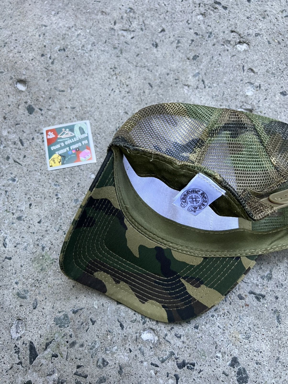 Chrome Hearts Vintage Chrome Hearts Camou FVCK Trucker Hat Size ONE SIZE - 7 Thumbnail