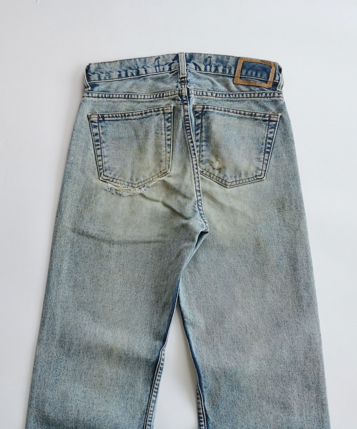 Gap Thrashed Distressed Boot Fit Gap Faded Denim Jeans Size US 30 / EU 46 - 4 Thumbnail