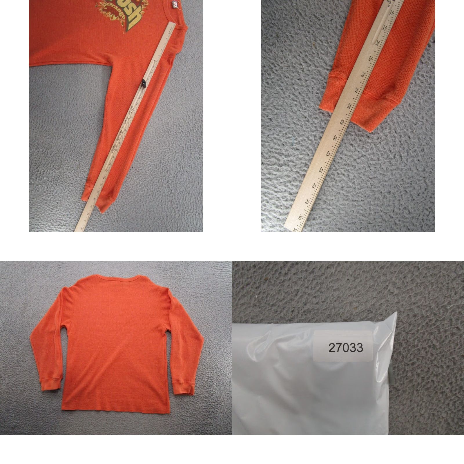 Layer 8 Vintage Crush Orange Thermal TNT T-Shirt L User: Vintage Crush Orange Thermal TNT T-Shirt L Size US L / EU 52-54 / 3 - 8 Thumbnail